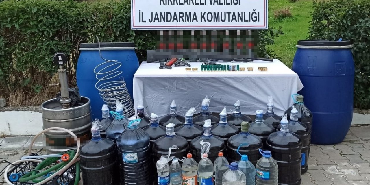 Kırklareli’nde Sahte İçki Operasyonu
