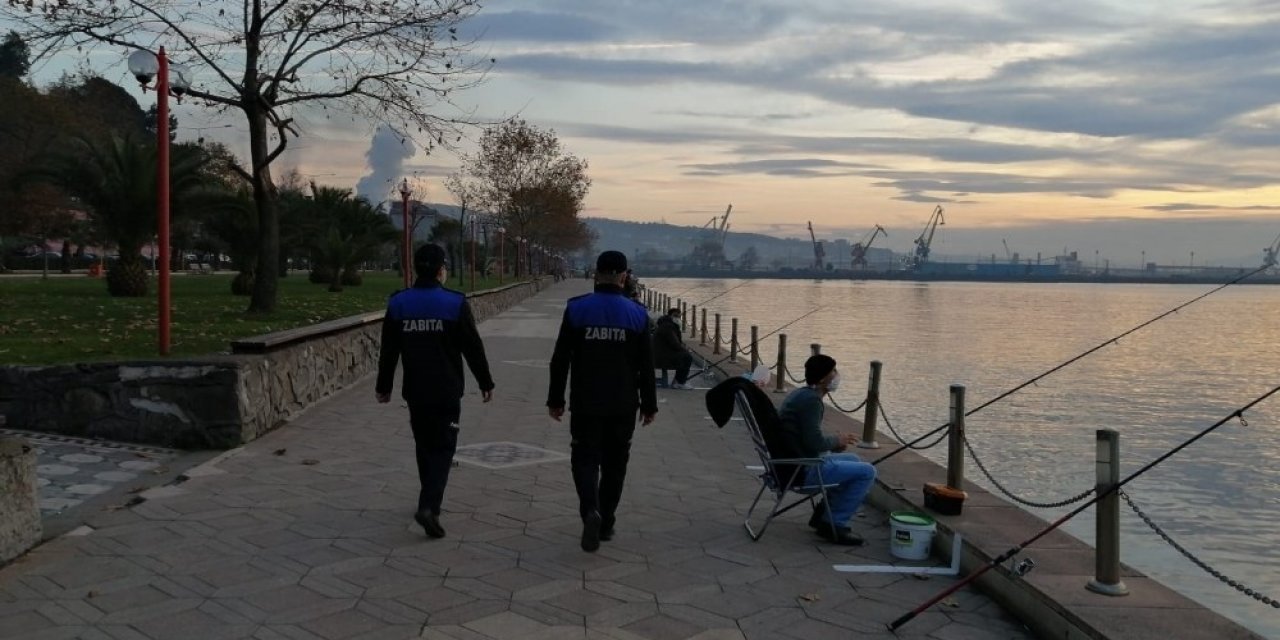 Amatör Balıkçılara Mesafe Denetimi Yapıldı