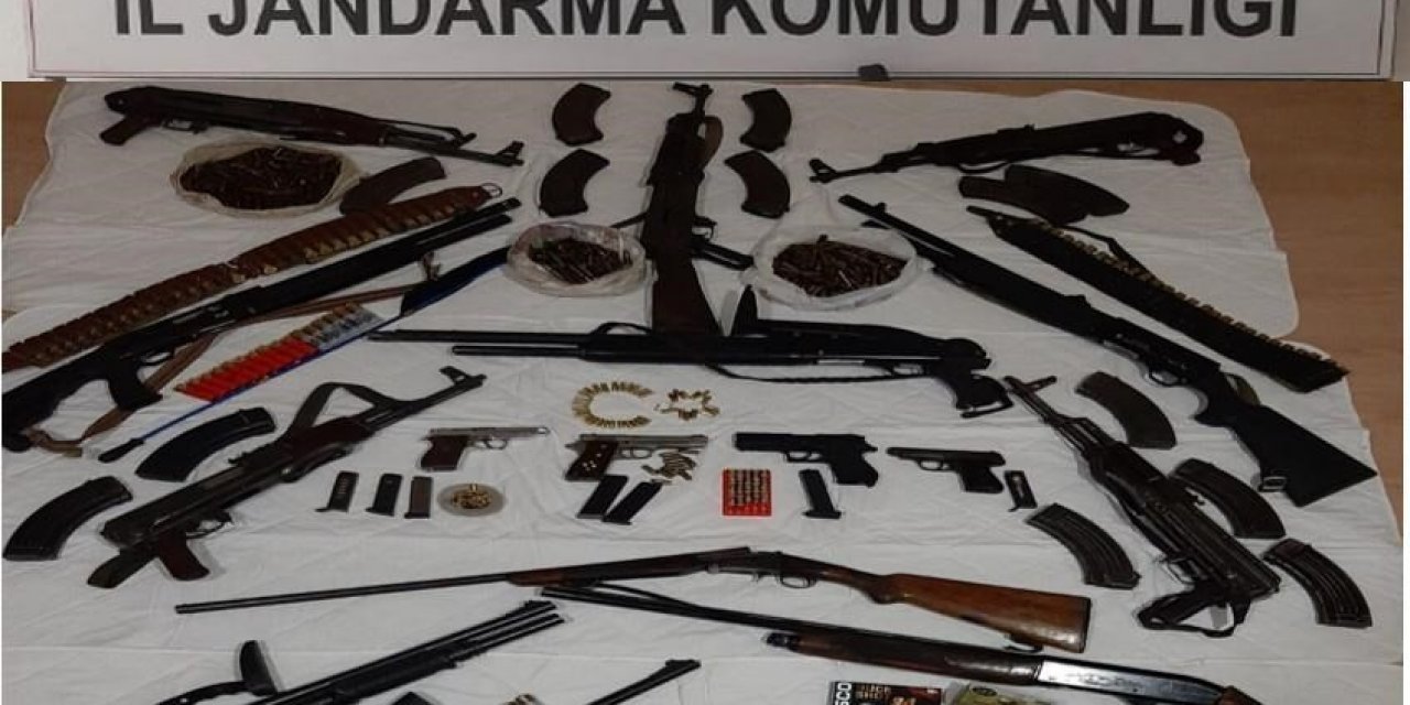 Muş’ta Silah Ve Mühimmat Ele Geçirildi