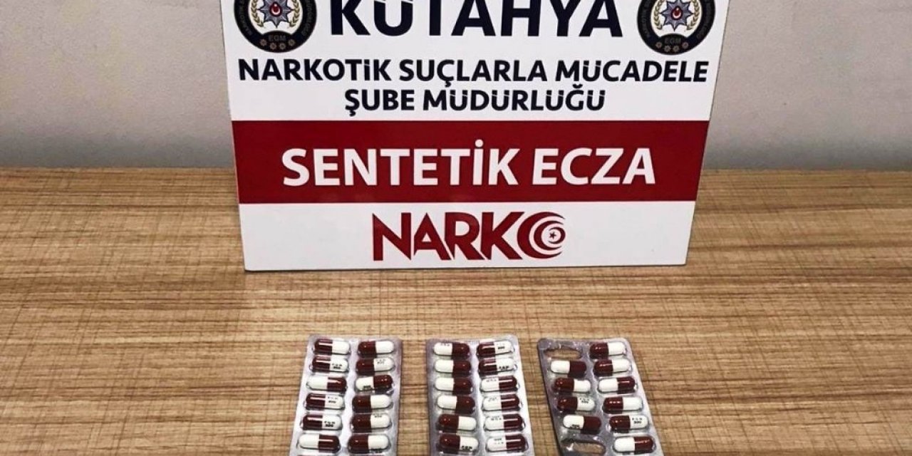 Kütahya’da Uyuşturucu Hap Ele Geçirildi