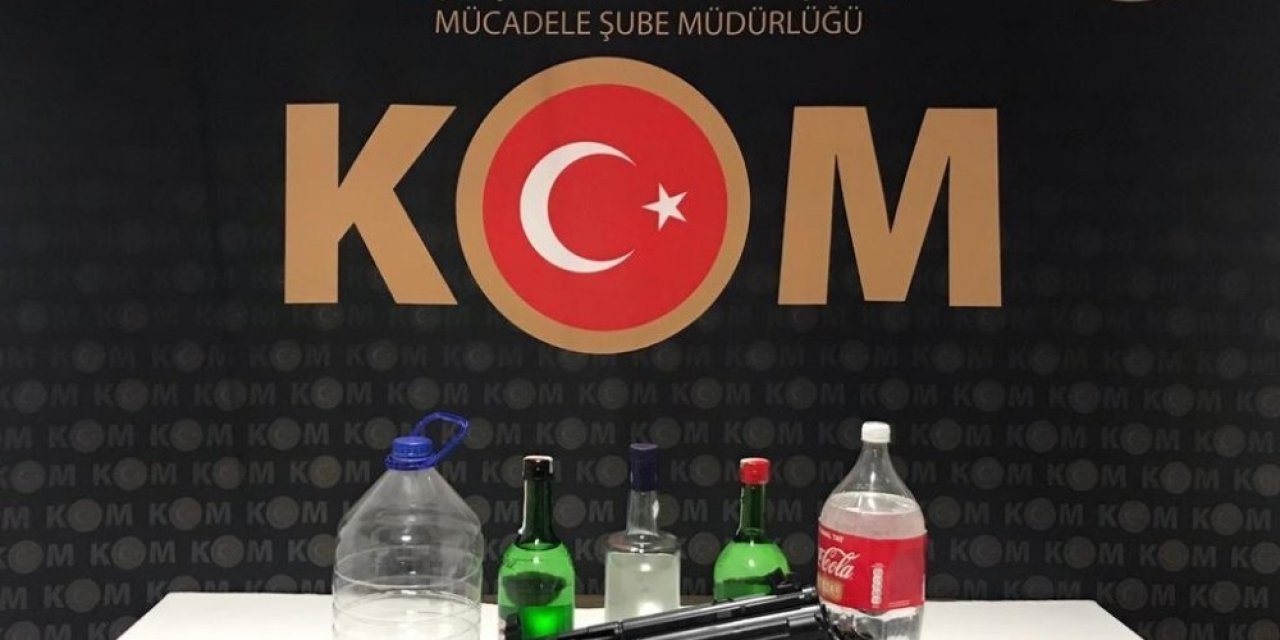 Karabük’te Sahte Alkol Operasyonu: 1 Gözaltı