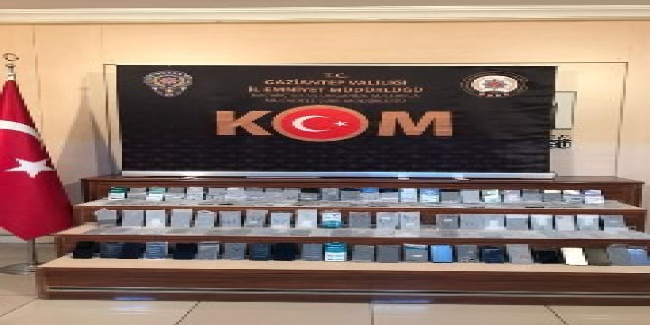 124 Adet Gümrük Kaçağı Telefon Ele Geçirildi