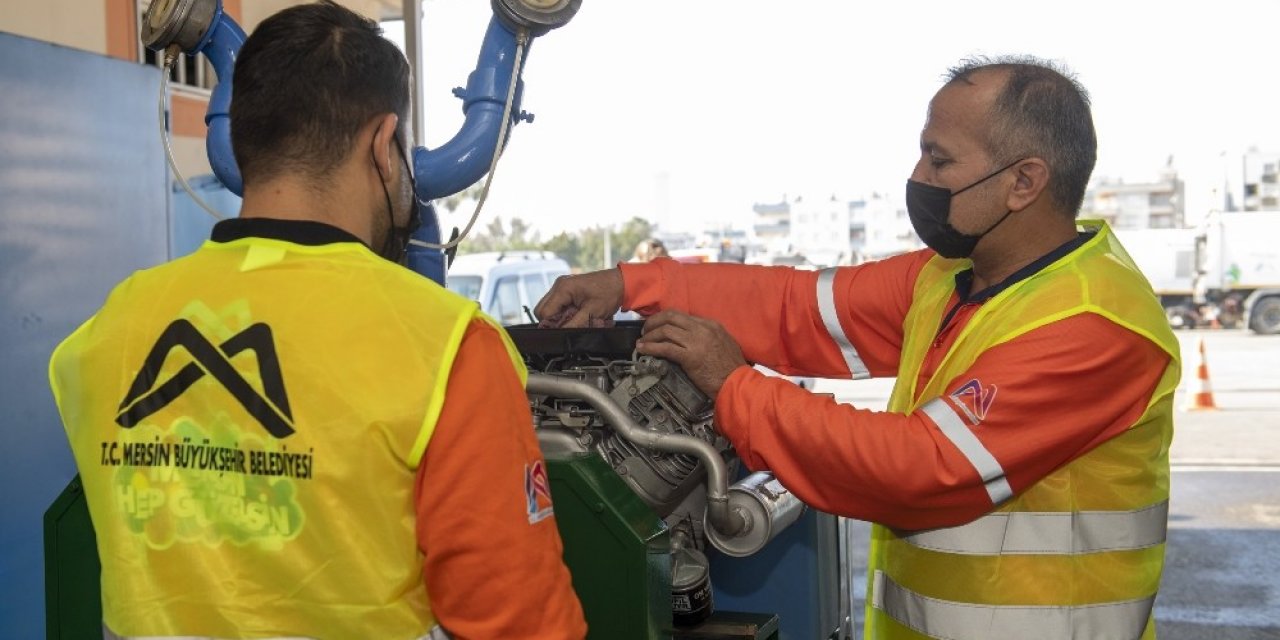 Büyükşehirin Atölyesinde Temizlik Ve İlaçlama Ekipmanları Yeniden Hizmete Kazandırılıyor