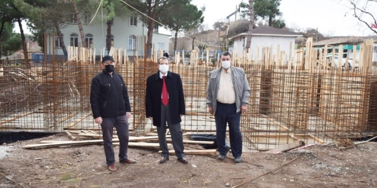 Kaymakam Gürdal, Köy Konağını İnşaatını İnceledi
