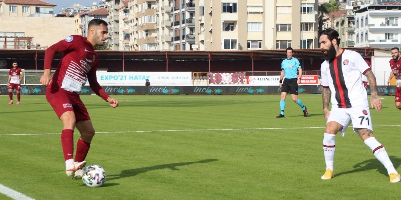 Süper Lig: A.hatayspor: 1 - Fatih Karagümrük: 0 (ilk Yarı)