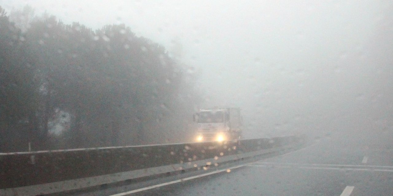 Sakar Geçidinde Görüş 5 Metreye Düştü