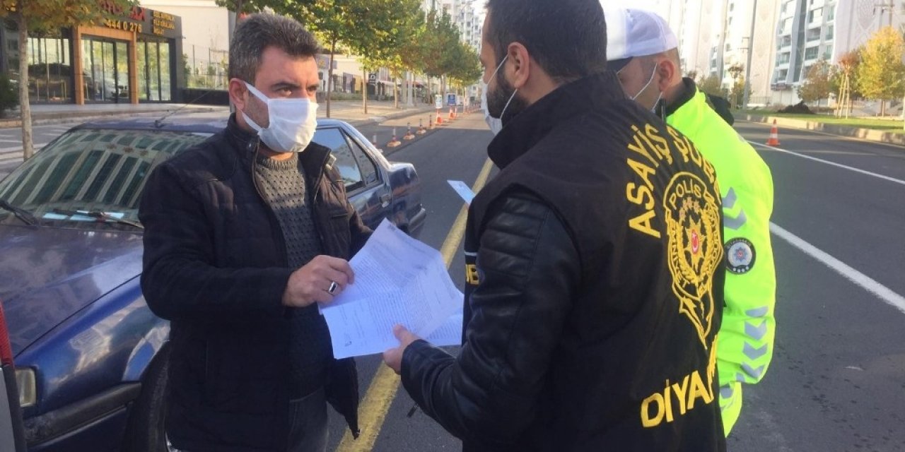 Diyarbakır’da 2 Haftalık Kısıtlamada 1 Milyon 544 Bin Lira Ceza Kesildi