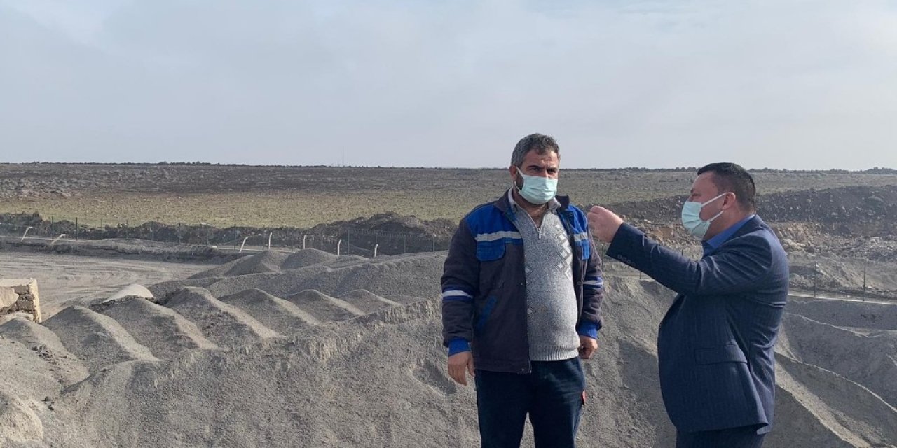 Başkan Beyoğlu Asfalt Plenti Ve Taş Kırma Eleme Tesisinde İncelemelerde Bulundu