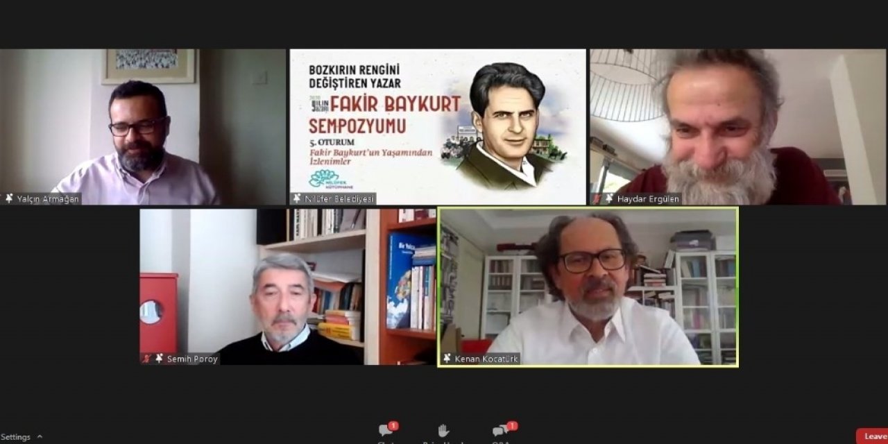 Yılın Yazarı Sempozyumuna Çevrim İçi İlgi