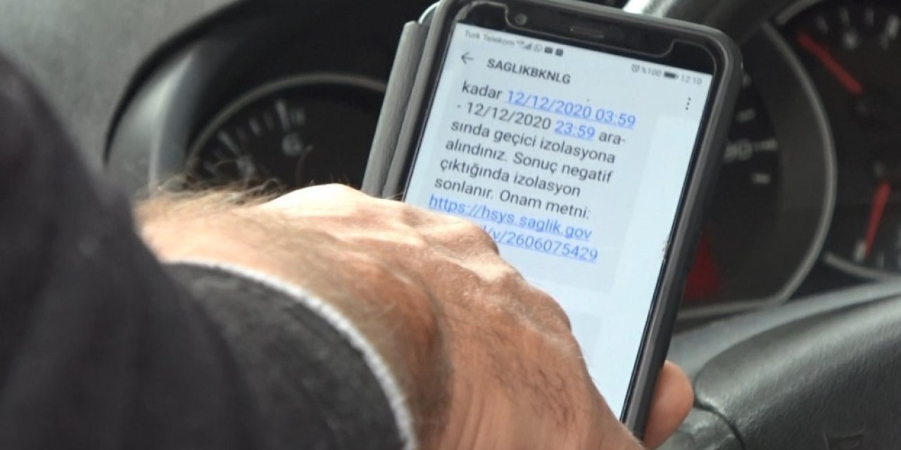“izolasyona Alındınız” Mesajına Rağmen Kısıtlamada Sokağa Çıkan Şahıs Yurtta Karantinaya Alındı
