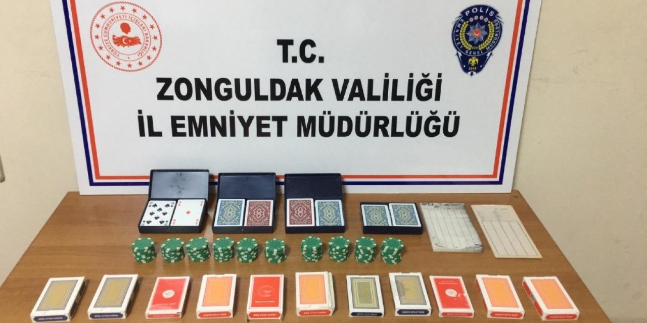 Ereğli’de Sokağa Çıkma Kısıtlamasında Kumar Baskını
