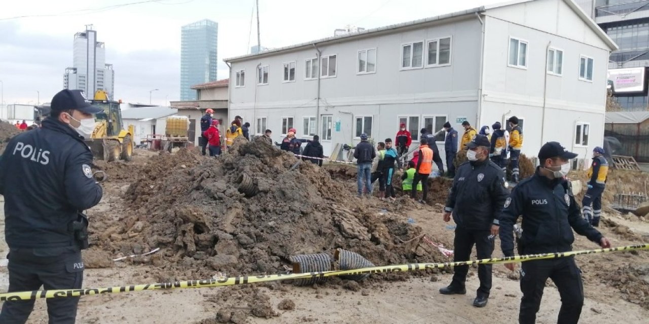 Ankara’da 2 İşçi Göçük Altında Kaldı