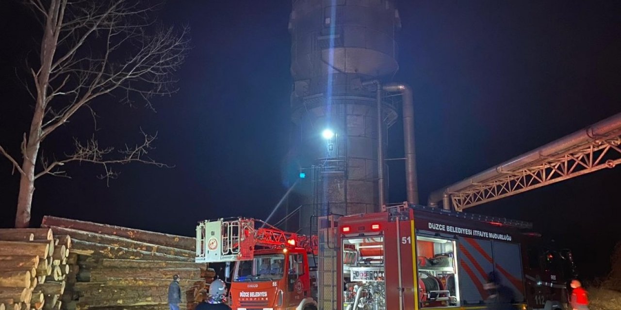 Kereste Fabrikasında Yangın