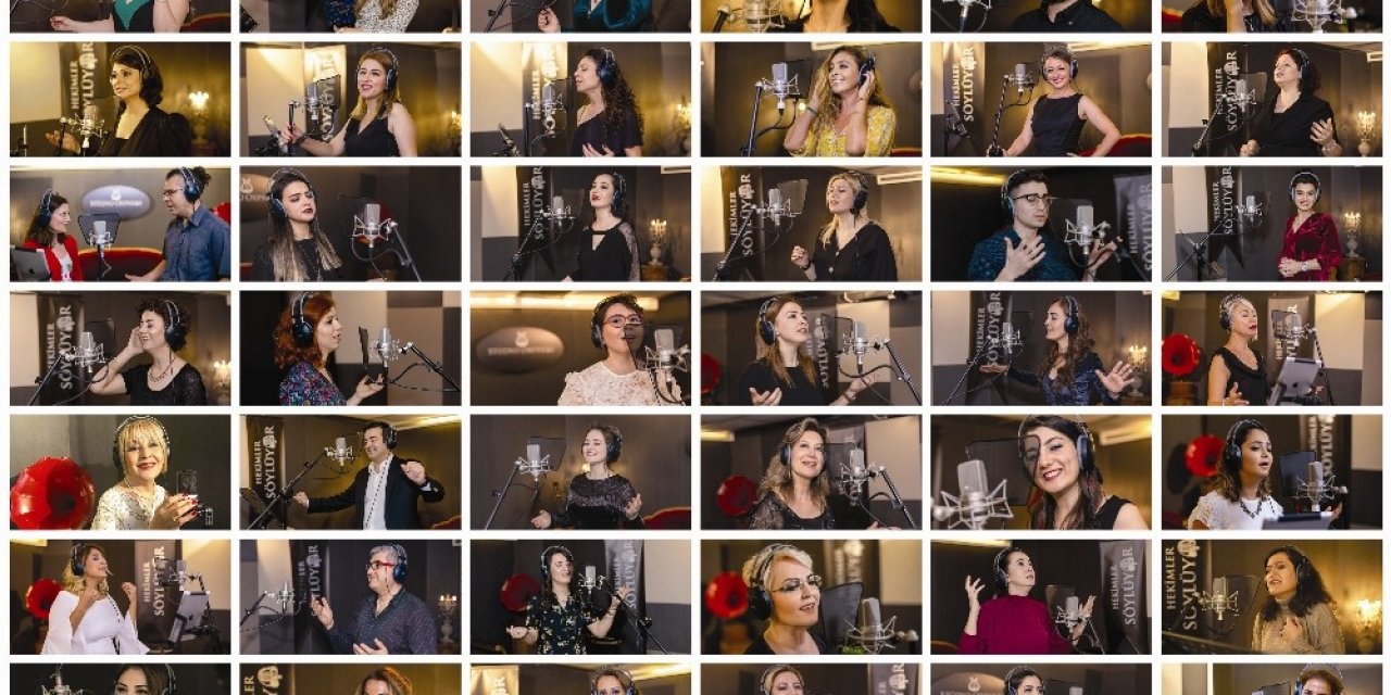 Onlarca Hekim Bir Araya Geldi Şarkı Söyledi