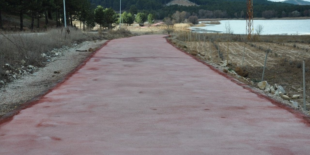 Gölcük Mesire Alanı’na 3 Bin Metrelik Yürüyüş Yolu
