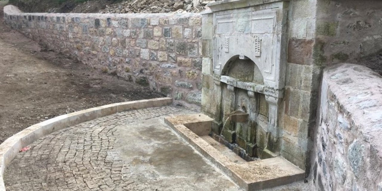 Ordu’da Tarihi Çeşmeler Onarılıyor