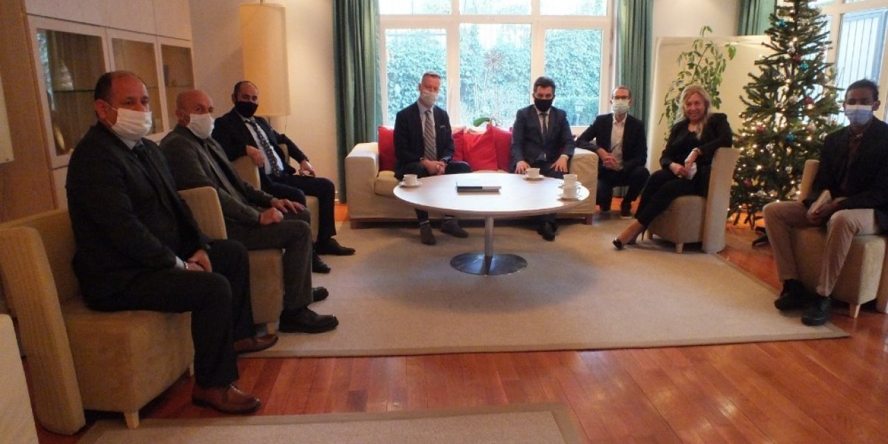 Sankon Heyeti Finlandiya Büyükelçiliği’ne Ziyarette Bulundu