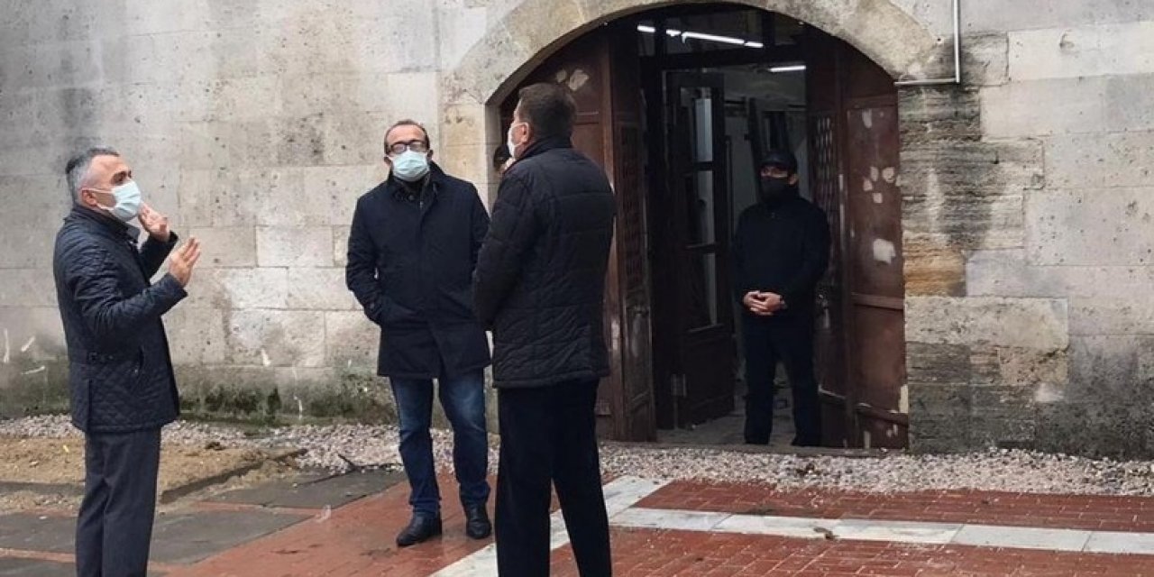 Tarihi Arasta En Kısa Sürede Tekrar Hizmet Vermeye Başlayacak