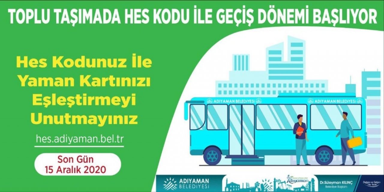 Toplu Taşıma Araçlarına Hes Kodu Şartı Getirildi