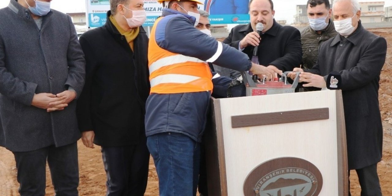 Viranşehir’de 3 Milyon 500 Bin Liralık Havuzun Temeli Atıldı