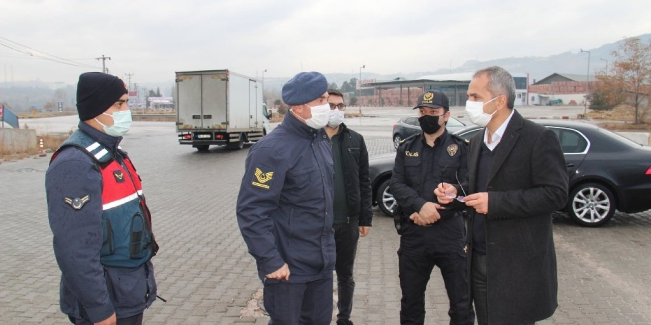 Kaymakam Deniz Pişkin, Uygulama Noktalarını Denetledi