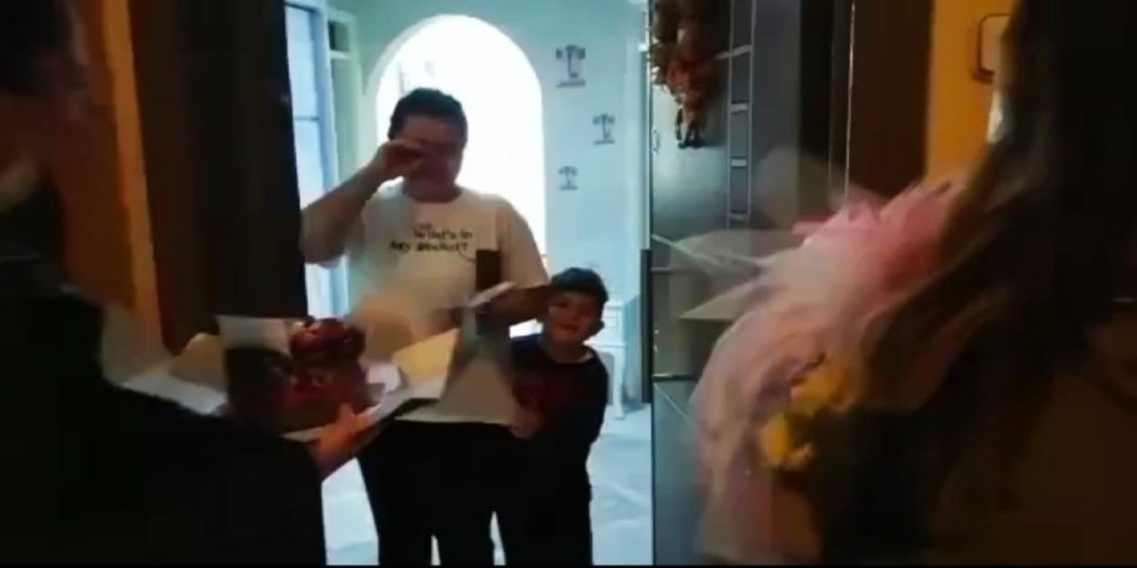 Kazada Şehit Olan Polisin Eşine Doğum Günü Sürprizi