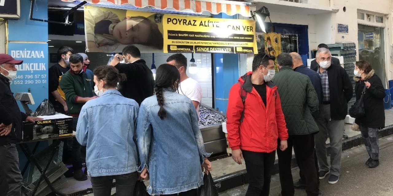 Poyraz Ali İçin 3,1 Ton Hamsi Satıldı