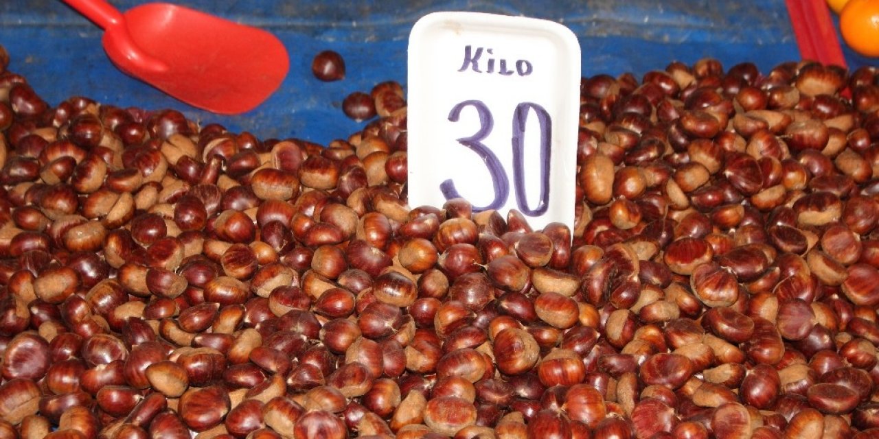 Kilosu 30 Tl’ye Satılan Kestane Fiyatıyla El Yakıyor