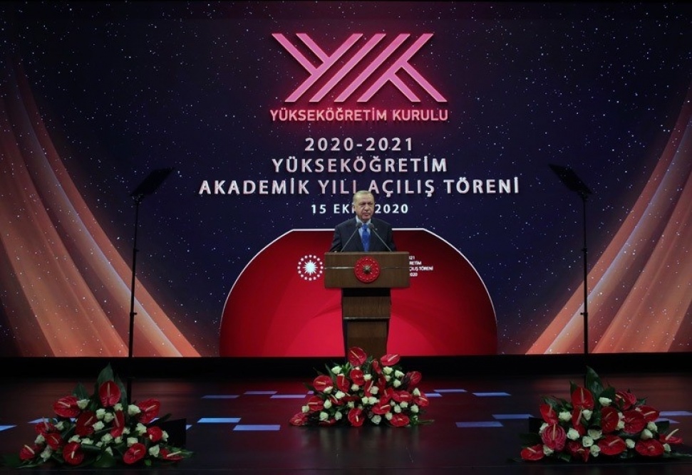 2020-2021 YÖK Akademik Yılı Açılış törenine Ağrı İbrahim Çeçen Üniversitesi Rektörü Prof. Dr. Abdulhalik Karabulut katıldı