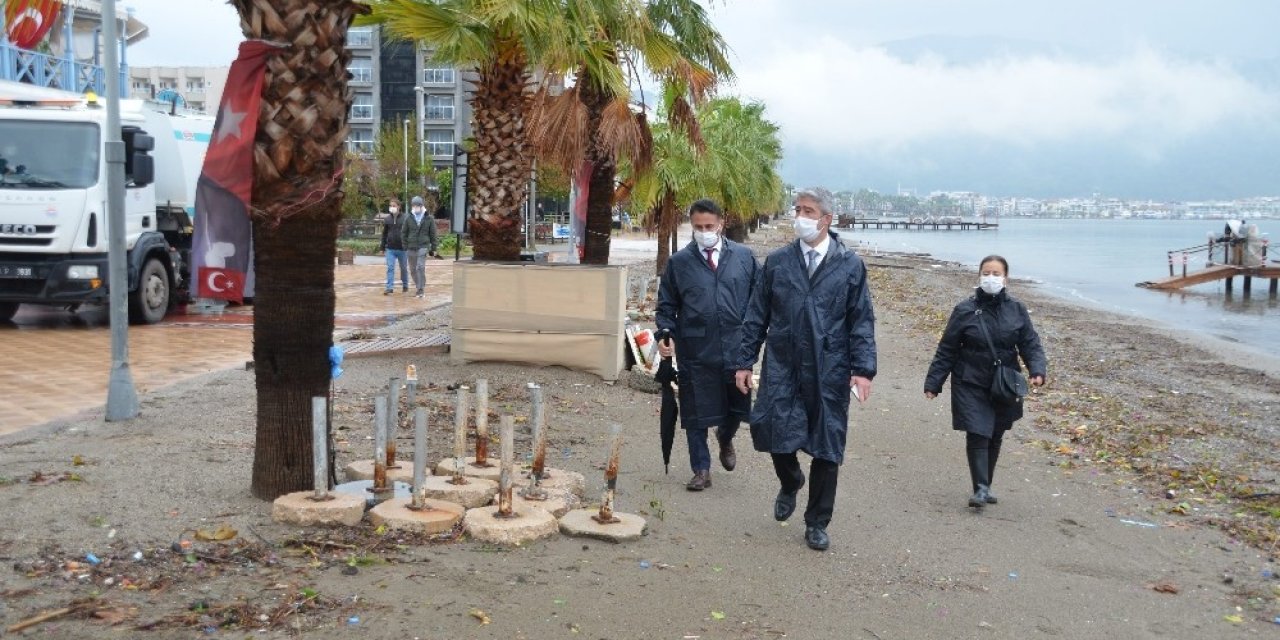 Marmaris’te Sağanak Yağışlar Sorunsuz Atlatıldı