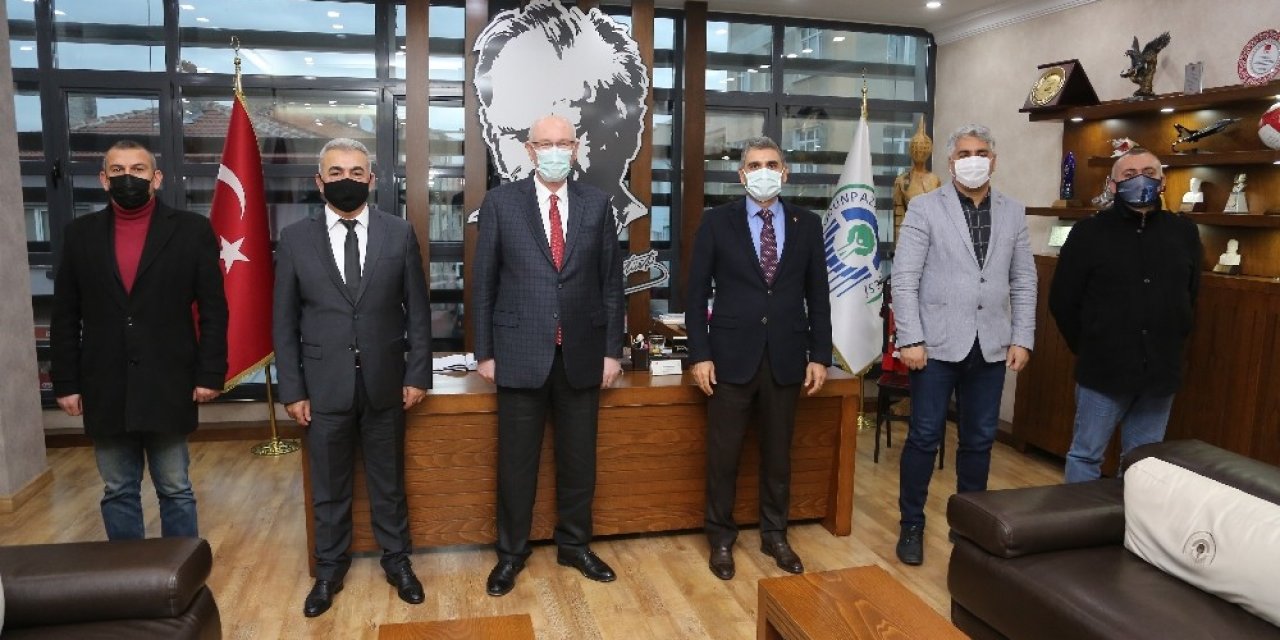 Genel İş Genel Başkanı Remzi Çalışkan Başkan Kurt’u Ziyaret Etti