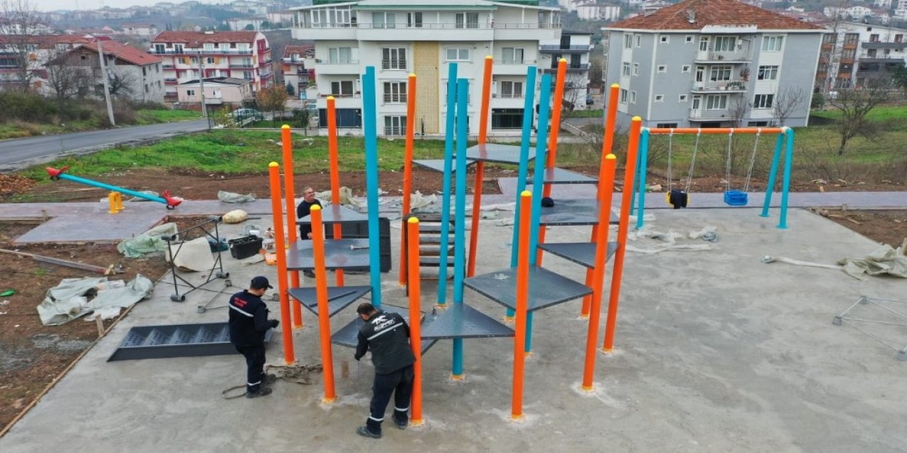 Başiskele’ye Rengarenk Ve Donanımlı Yeni Park