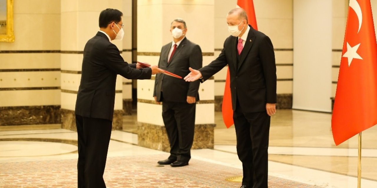 Cumhurbaşkanı Erdoğan, Çin Halk Cumhuriyeti Büyükelçisini Kabul Etti