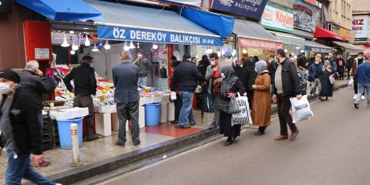 Samsun’da Balığa Yoğun Rağbet
