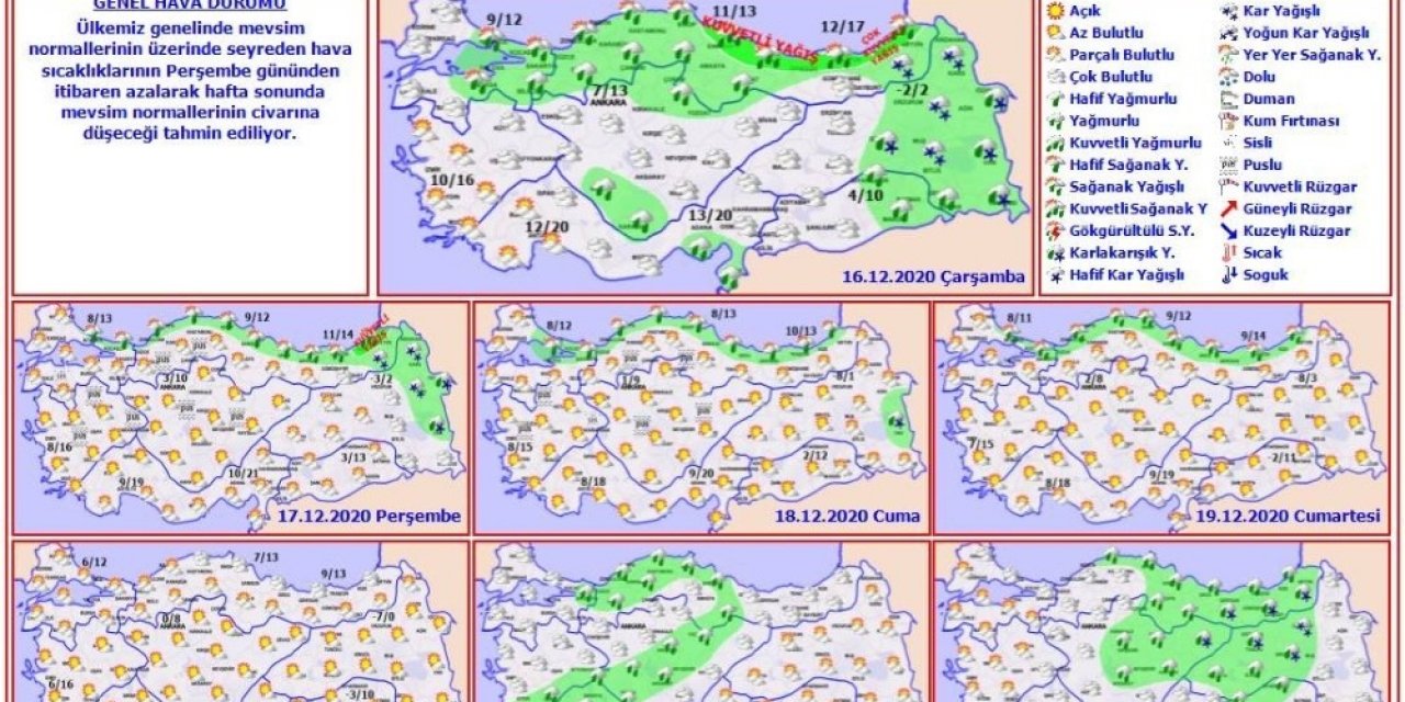 Samsun Valiliği’nden Kuvvetli Yağış Uyarısı