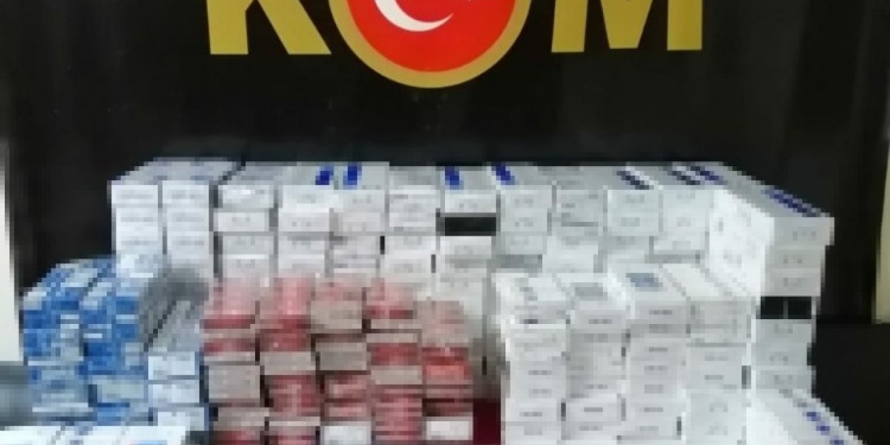 Gaziantep’te 2 Bin 580 Paket Kaçak Sigara Ele Geçirildi