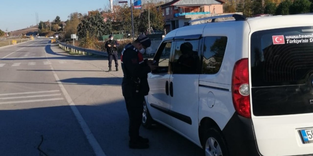 Samsun-sinop Karayolunda Hes Kodu Uygulaması
