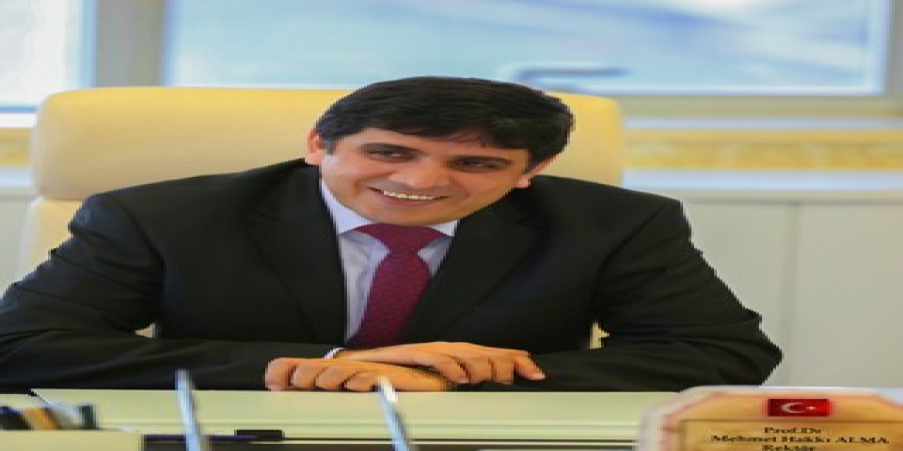Orman Genel Müdürlüğünden Rektör Alma’ya "fidan Dikim" Sertifikası