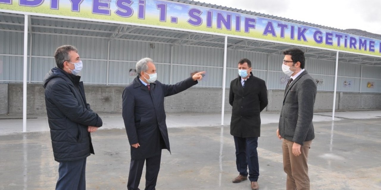 Akşehir Belediyesinden 1. Sınıf Katı Atık Getirme Merkezi