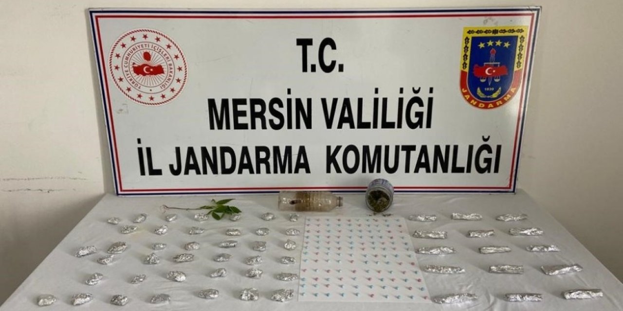 Mersin’de Bir Kişi Çok Miktarda Uyuşturucu İle Yakalandı