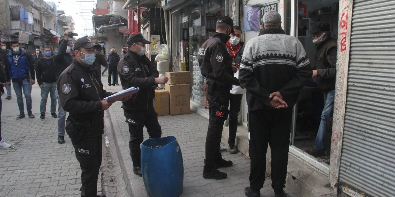 Adana Polisi Korona Seferberliğinde