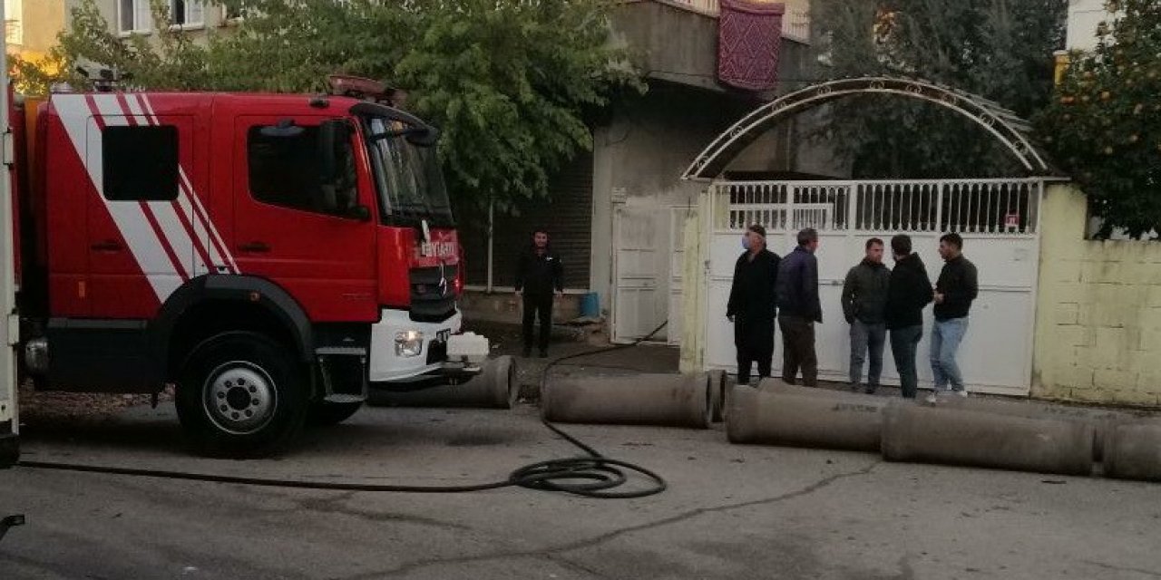 İkamet Yangını Korkuttu