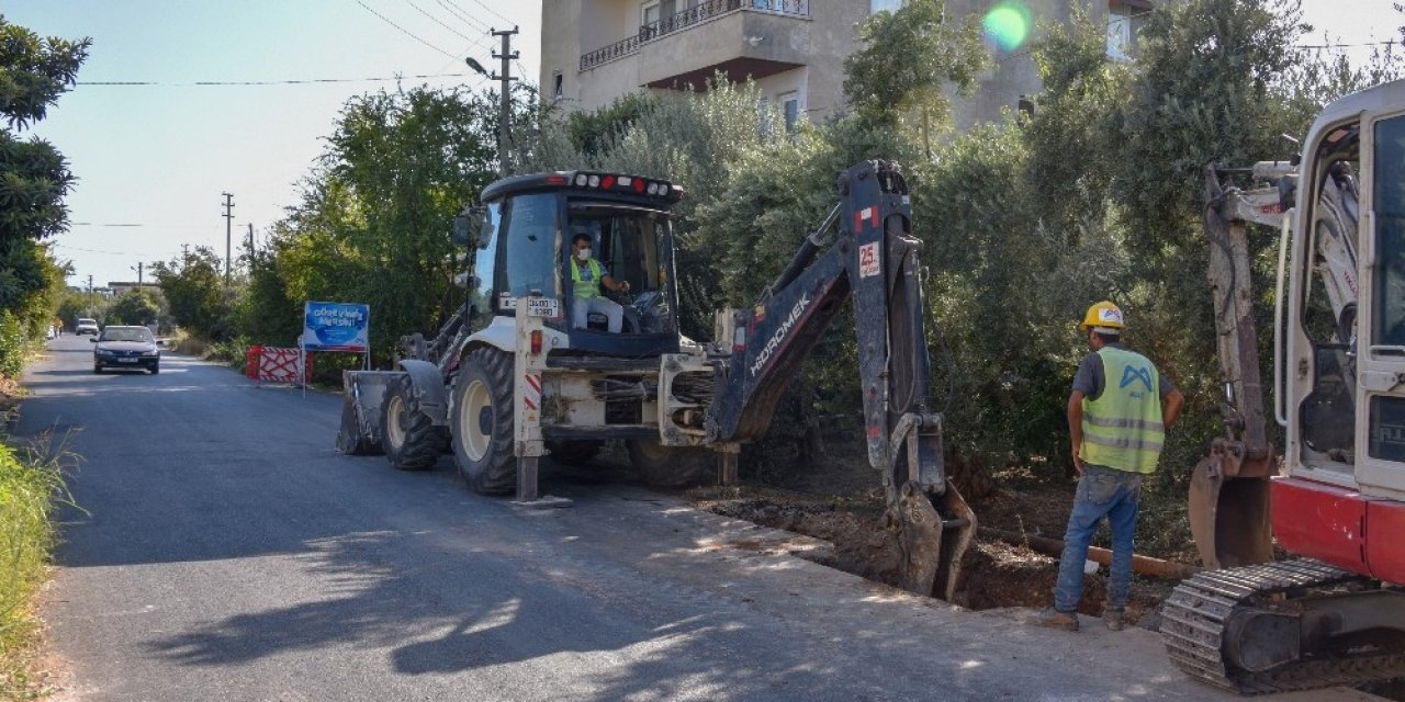 Elvanlı’daki İçme Suyu Hattı Çalışmalarında Sona Gelindi