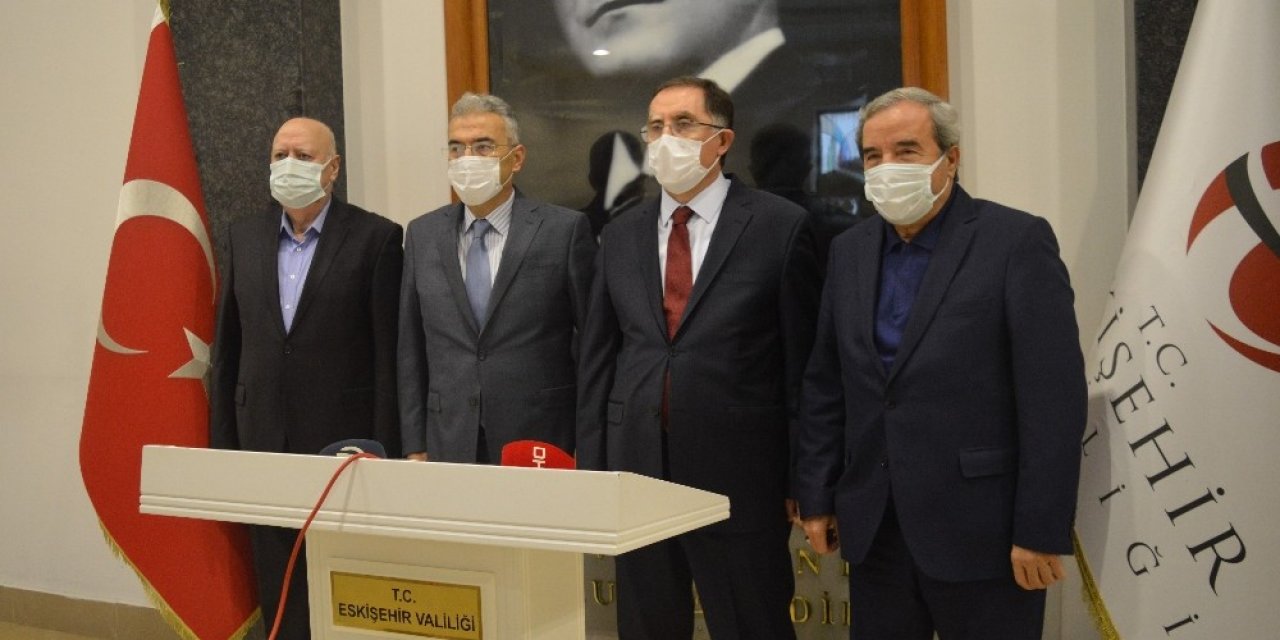 Kamu Başdenetçisi Şeref Malkoç’un Eskişehir Valiliği Ziyareti