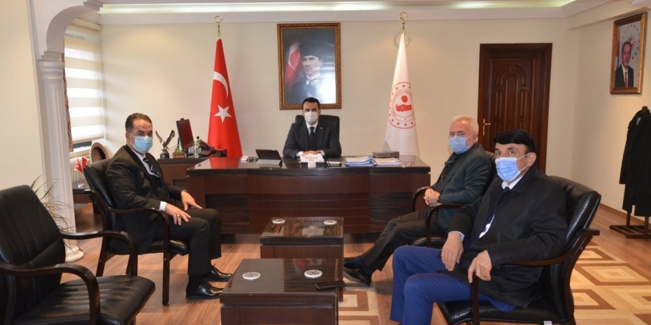 Ak Parti İl Başkanlığından Kaymakam Çelik’e Ziyaret
