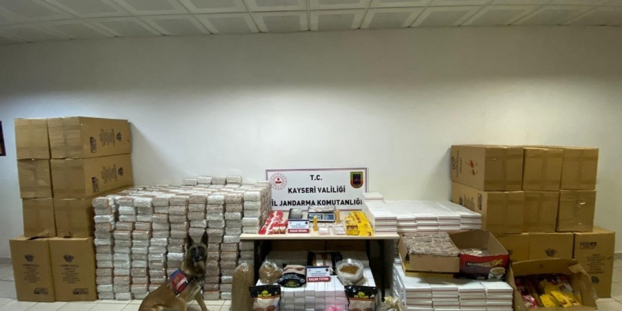 Kayseri’de Kaçak Sigara Operasyonu
