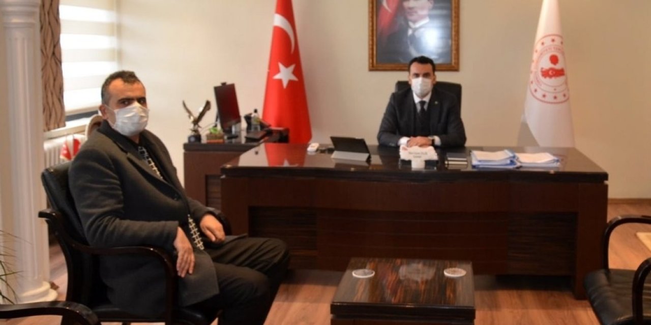 Dkmp Müdürü Kahraman’dan Kaymakam Çelik’e Ziyaret