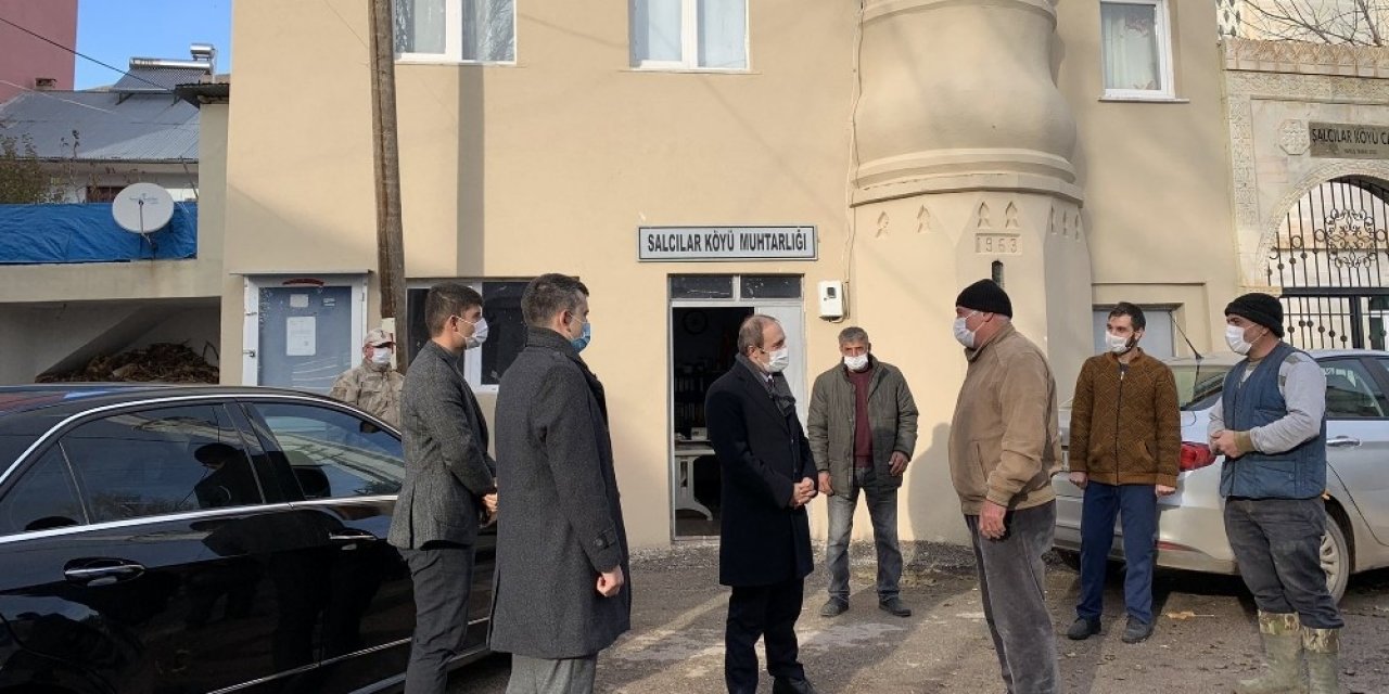 Vali Epcim, Şalcılar Köyünde İncelemelerde Bulundu
