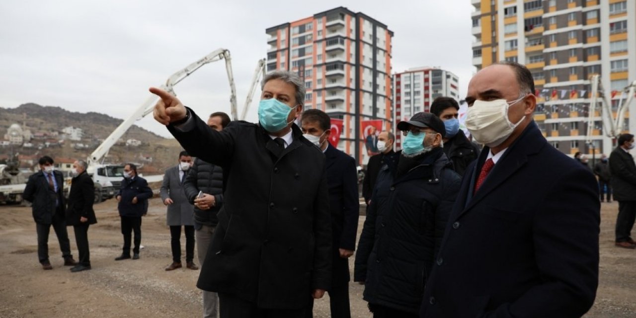 Melikgazi’de Dev Eğitim Kompleksinin Temeli Atıldı