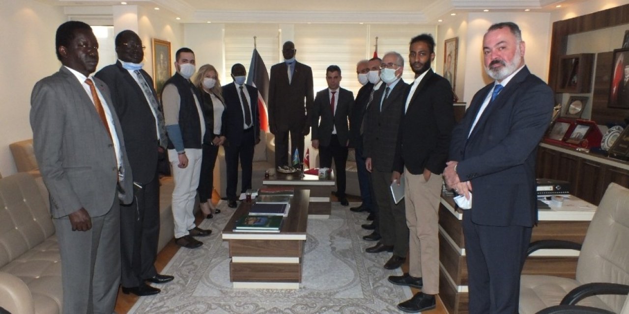 Güney Sudan Büyükelçiliğinden Sankon’a Ziyaret